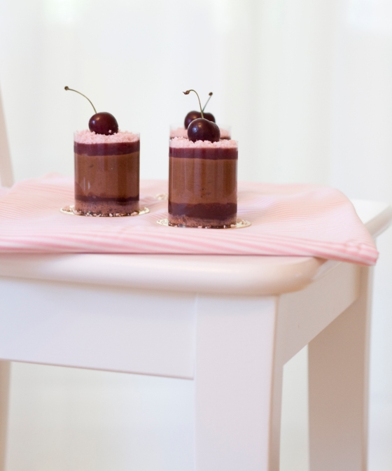 rich dark chocolate mousse cake with cherry by petite homemade 10