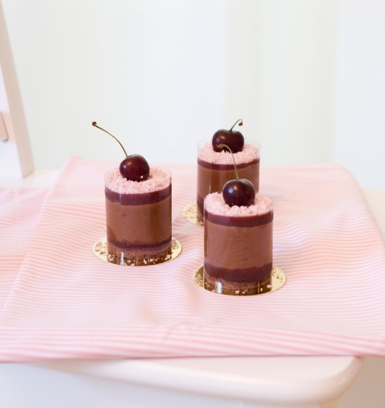 rich dark chocolate mousse cake with cherry by petite homemade 7